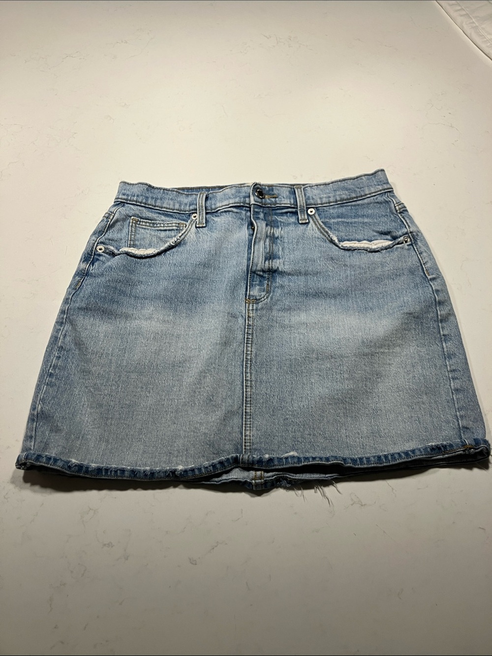 Universal Thread Light Blue Denim Mini Skirt